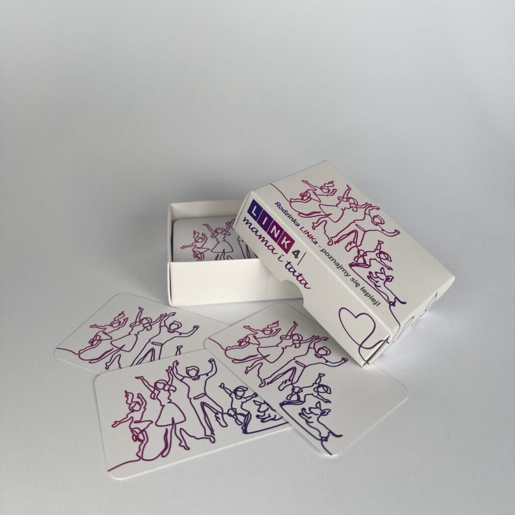 karty czułości Link4 z opakowaniem
