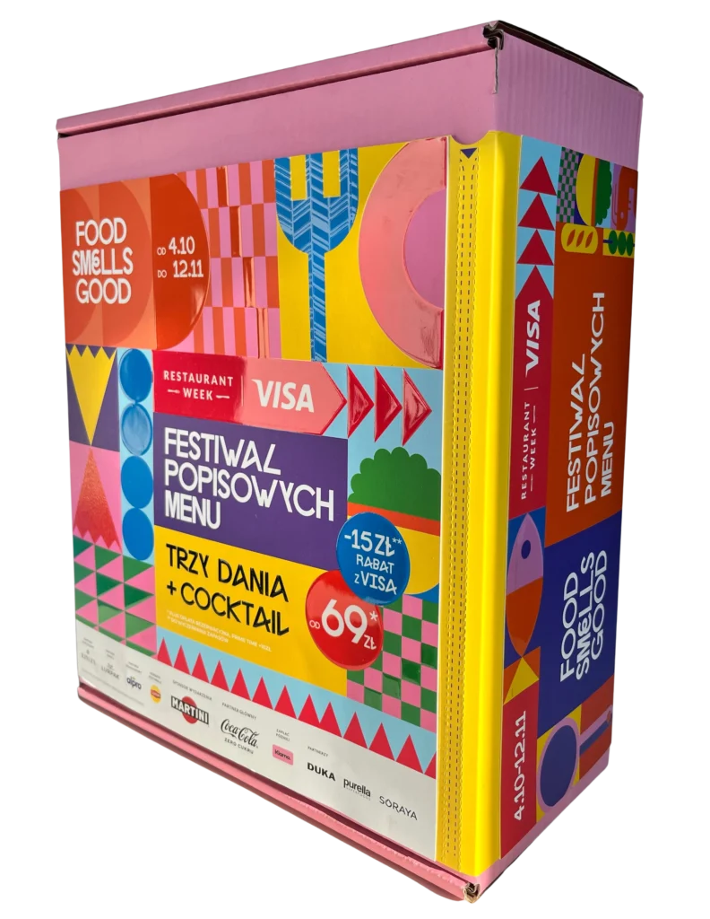 owijka produktowa na duży karton wysyłkowy